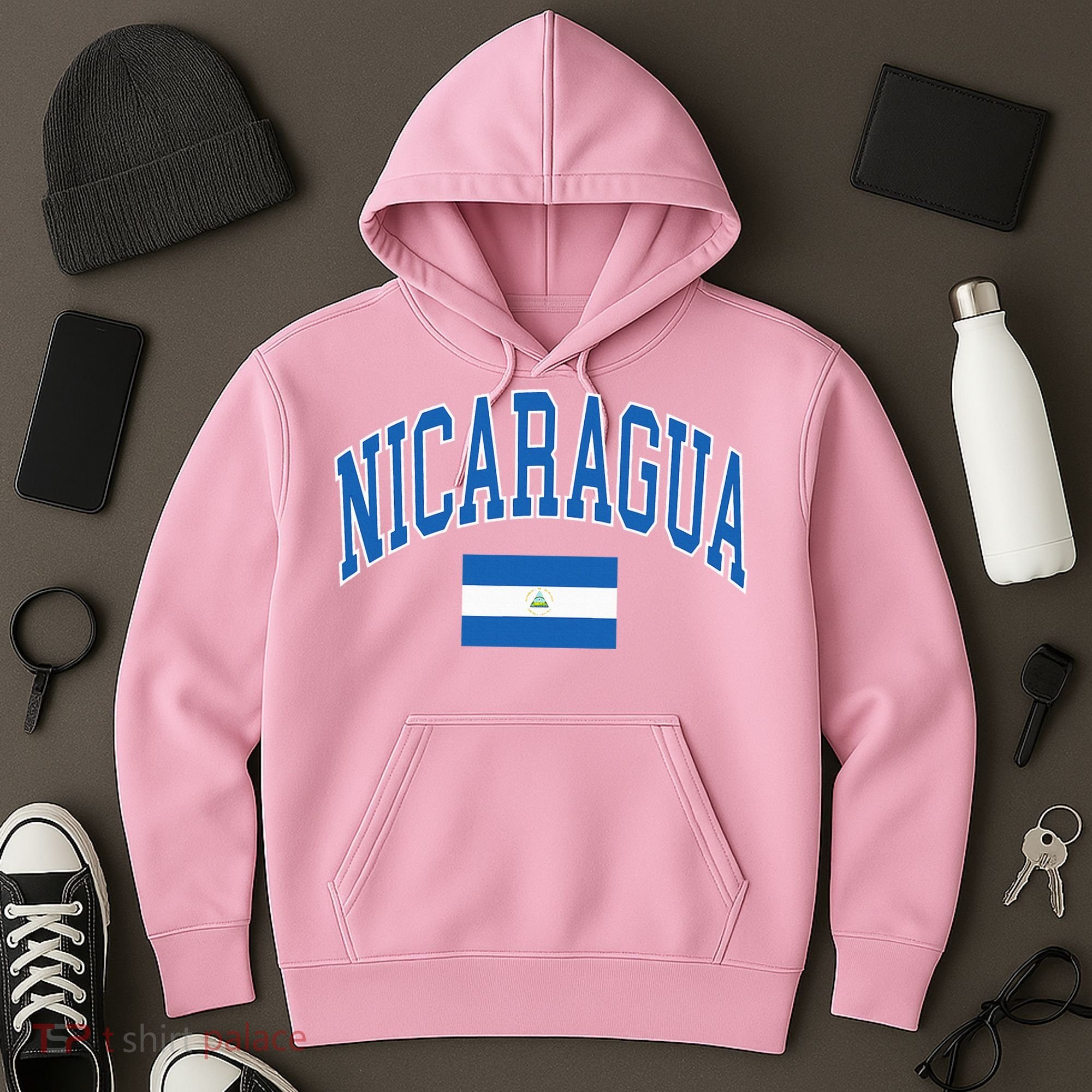 Nicaragua Flag Hoodie