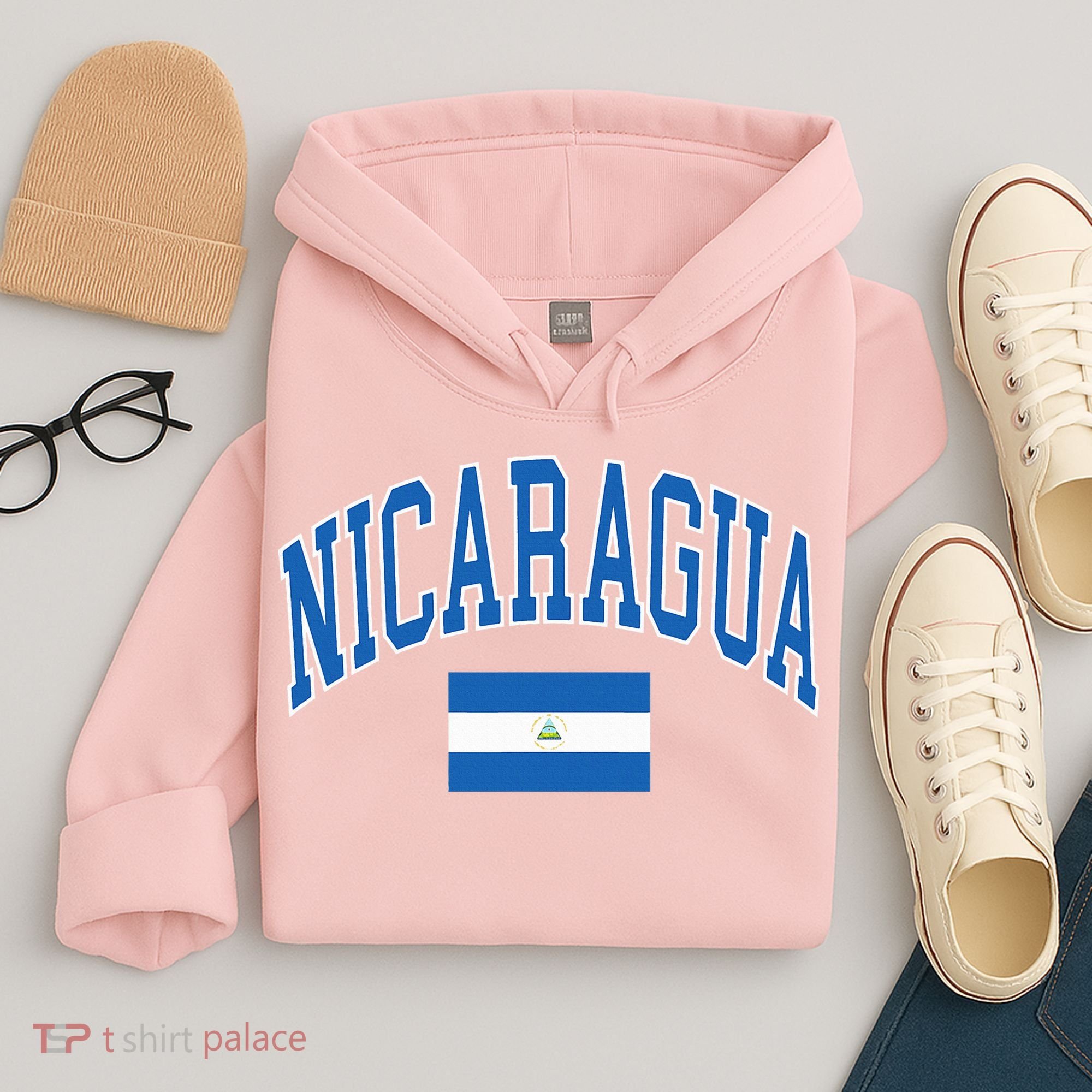 Nicaragua Flag Hoodie