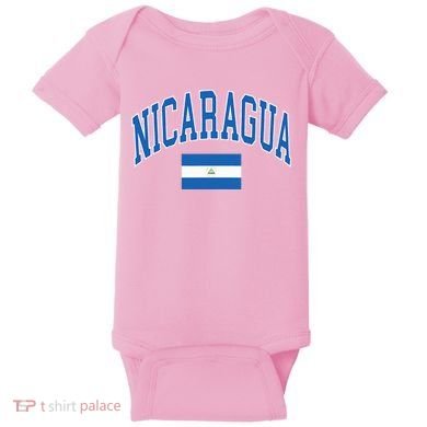 Nicaragua Flag Baby Bodysuit