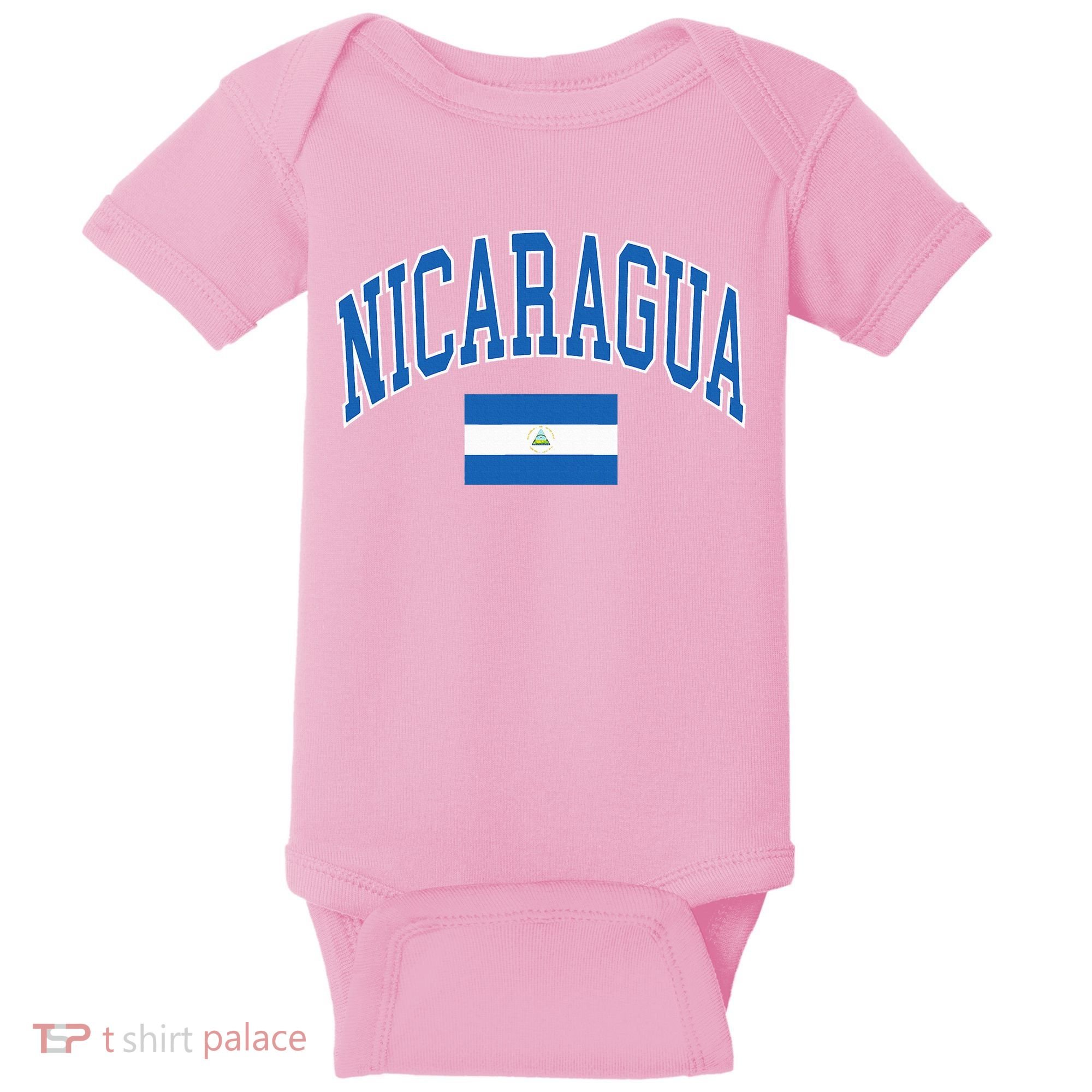 Nicaragua Flag Baby Bodysuit