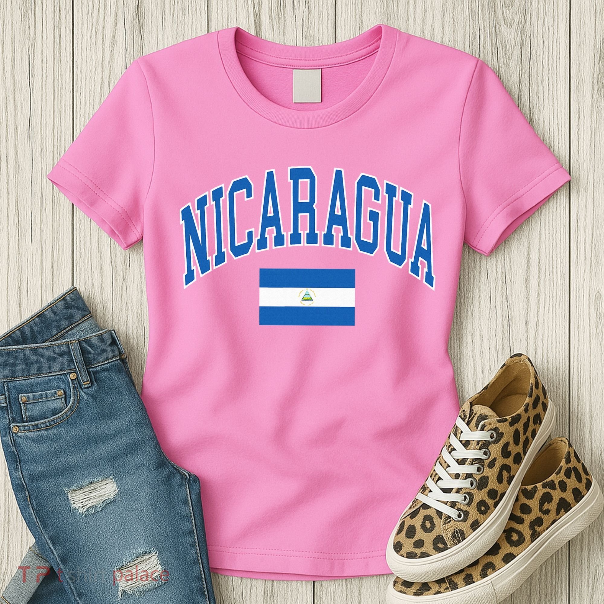 Nicaragua Flag Women's T-Shirt