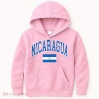 Nicaragua Flag Kids Hoodie thumb 0