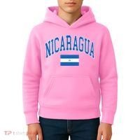 Nicaragua Flag Kids Hoodie thumb 4