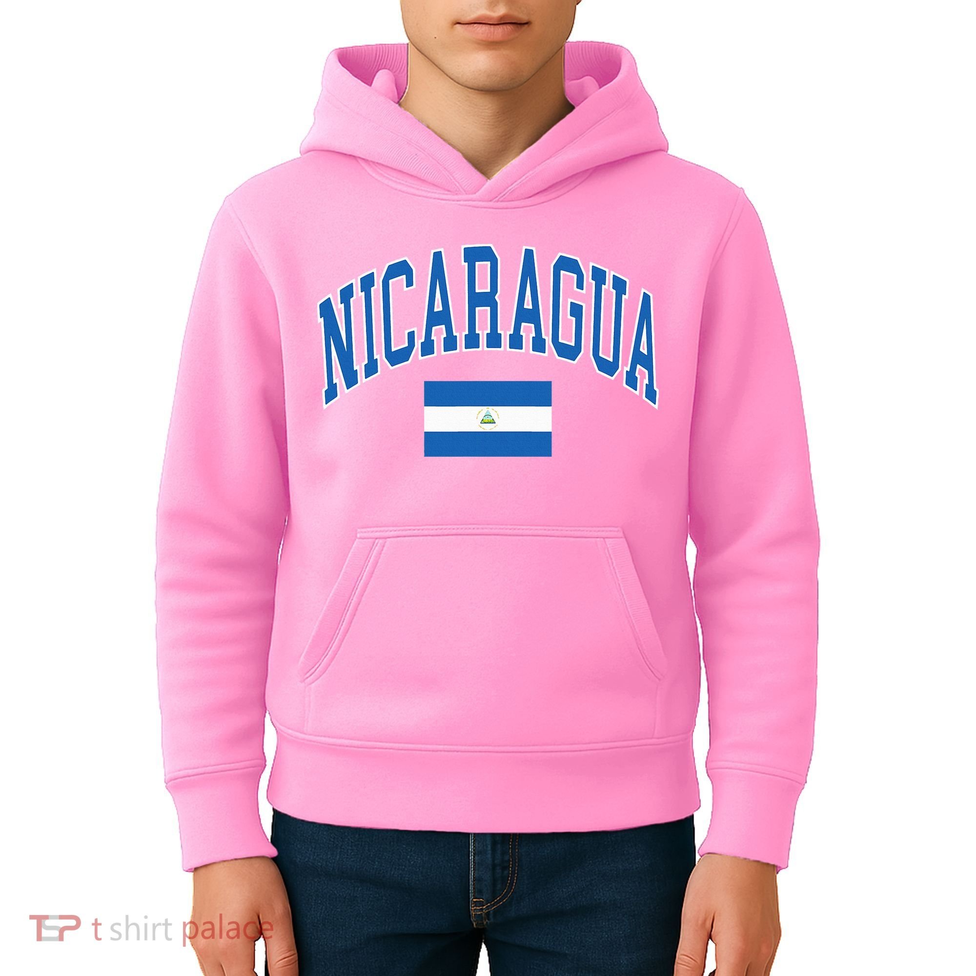 Nicaragua Flag Kids Hoodie