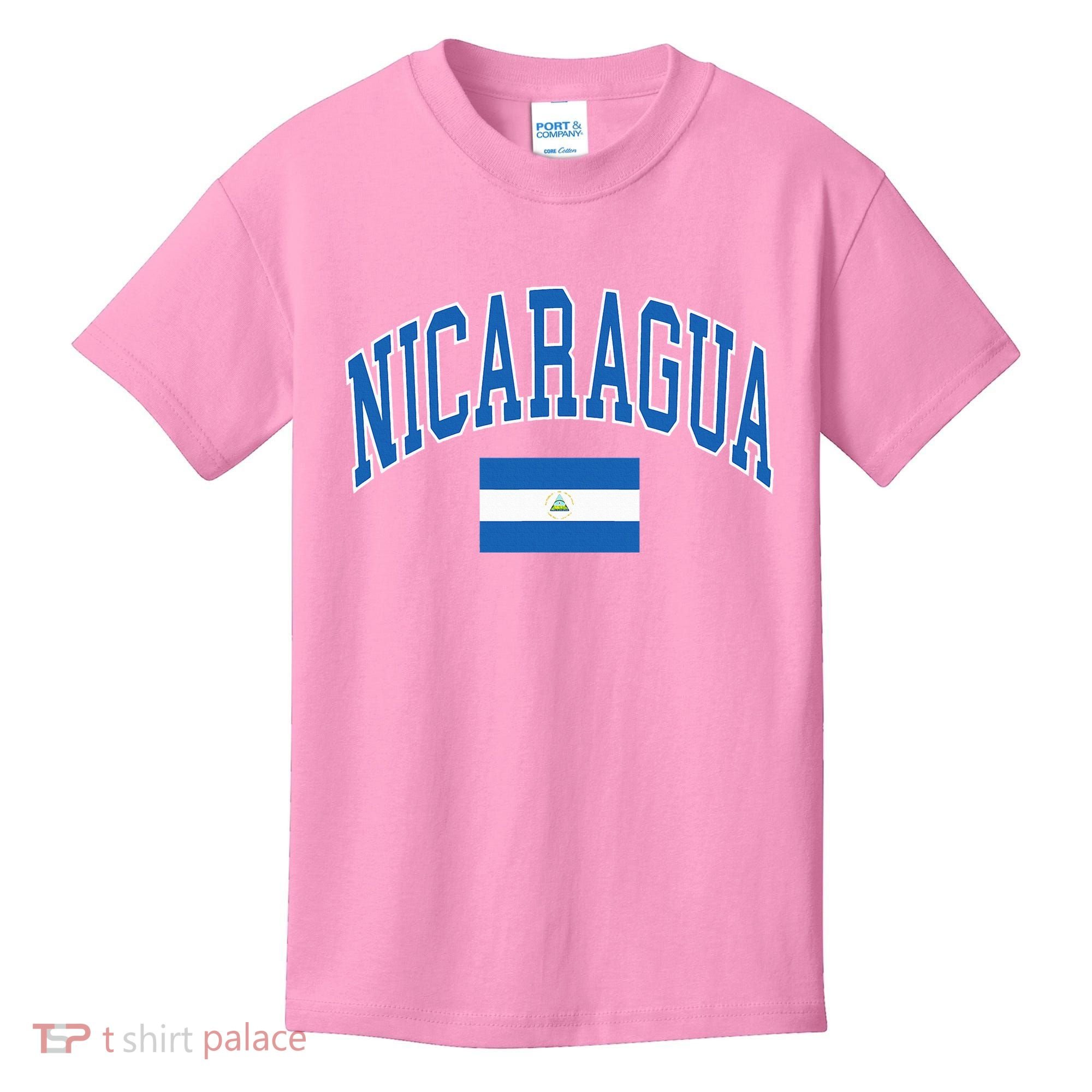 Nicaragua Flag Kids T-Shirt