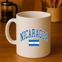 Nicaragua Flag Coffee Mug thumb 4