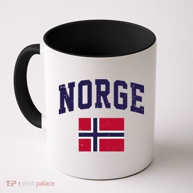 Norge Flag Norway Norwegian Souvenir Gift Coffee Mug