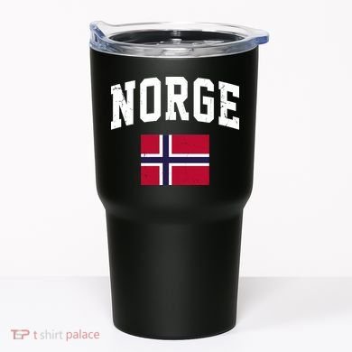 Norge Flag Norway Norwegian Souvenir Gift Tumbler