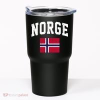 Norge Flag Norway Norwegian Souvenir Gift Tumbler thumb 0
