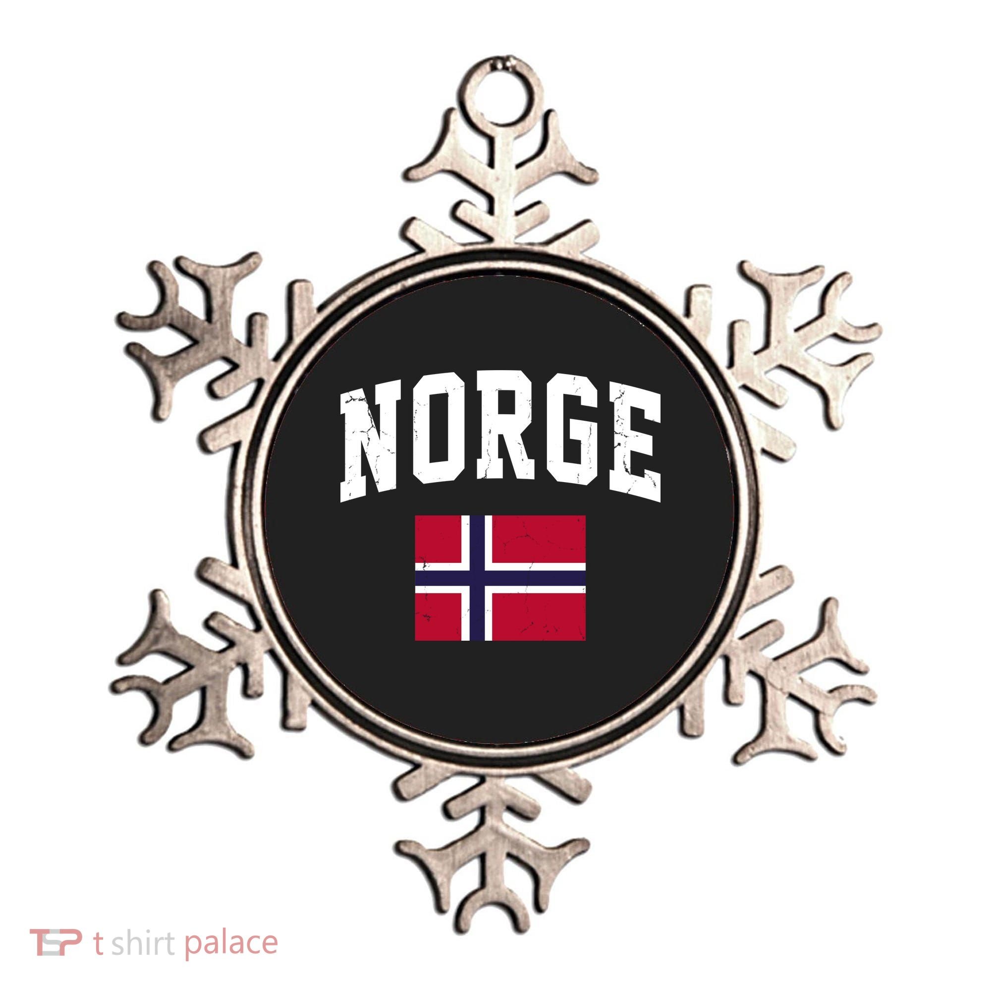 Norge Flag Norway Norwegian Souvenir Gift Ornament
