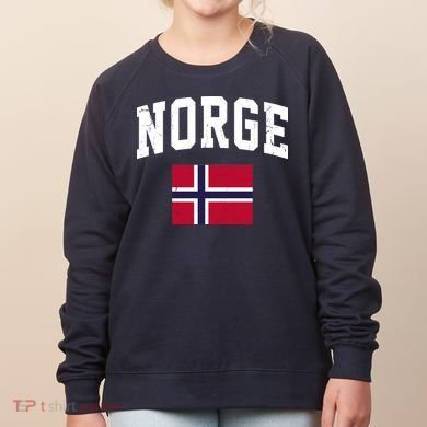 Norge Flag Norway Norwegian Souvenir Gift Women's Sweatshirt