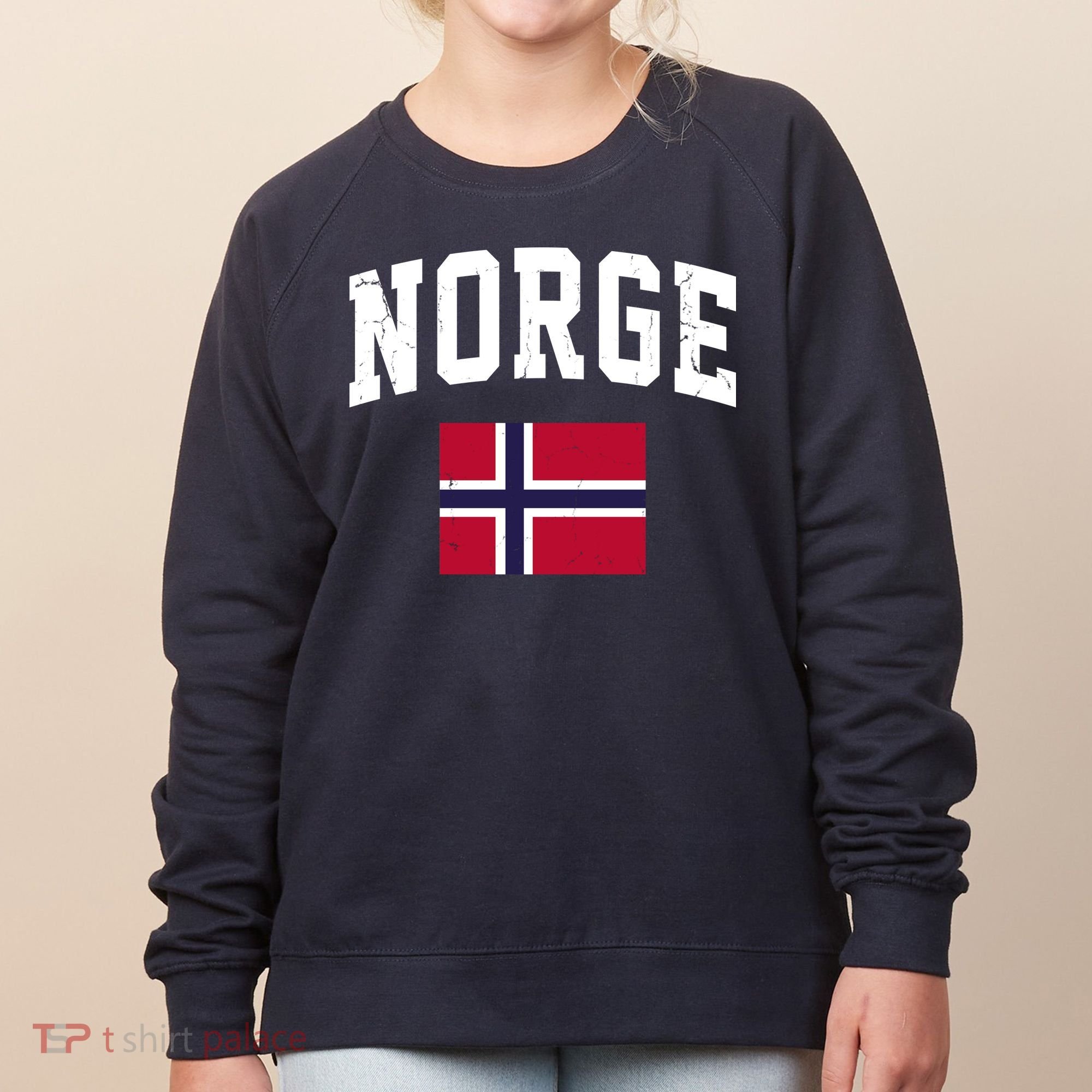 Norge Flag Norway Norwegian Souvenir Gift Women's Sweatshirt