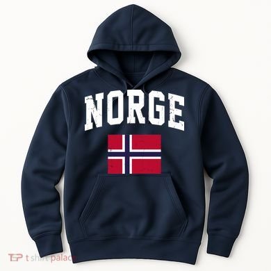 Norge Flag Norway Norwegian Souvenir Gift Hoodie