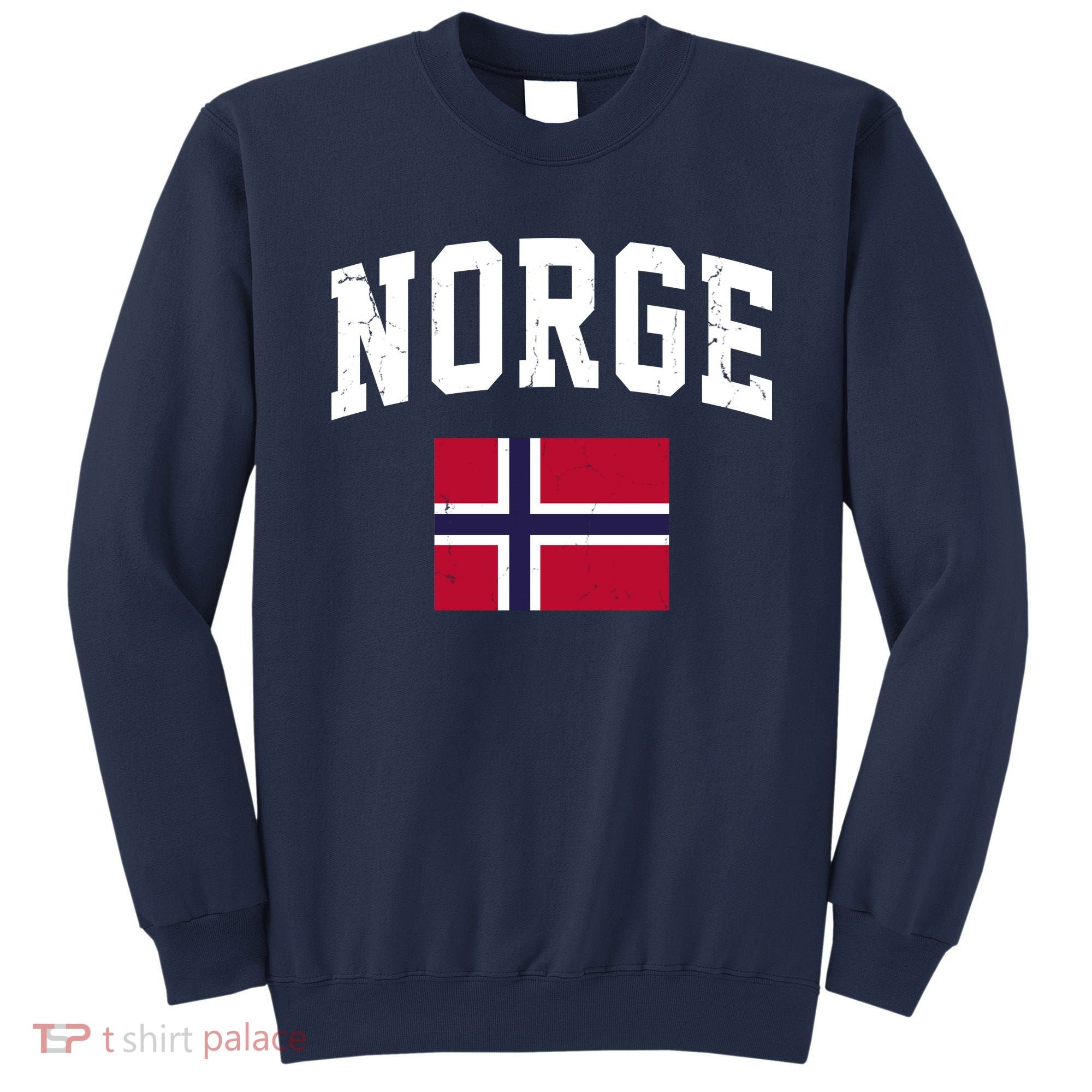 Norge Flag Norway Norwegian Souvenir Gift Sweatshirt
