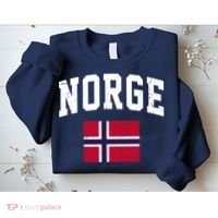 Norge Flag Norway Norwegian Souvenir Gift Sweatshirt thumb 2