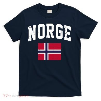 Norge Flag Norway Norwegian Souvenir Gift T-Shirt