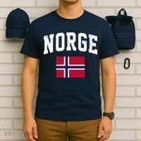 Norge Flag Norway Norwegian Souvenir Gift T-Shirt thumb 6
