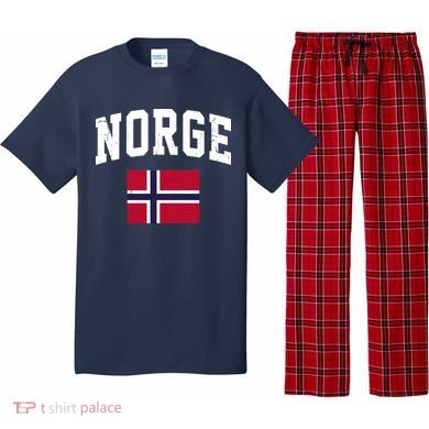 Norge Flag Norway Norwegian Souvenir Gift Pajama Set