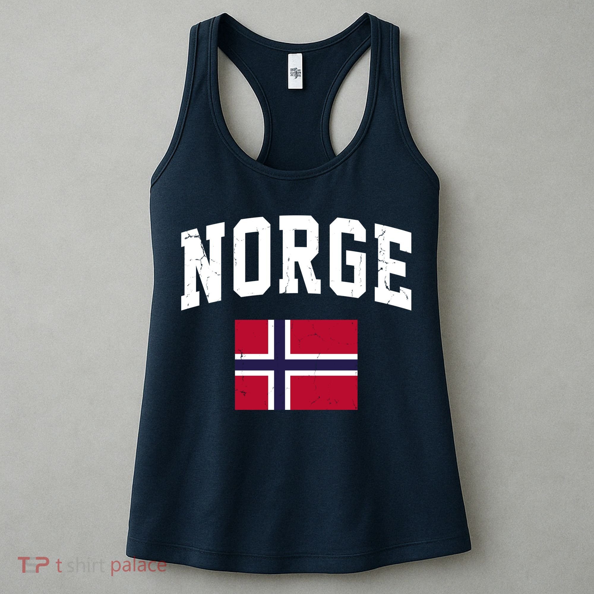 Norge Flag Norway Norwegian Souvenir Gift Women's Tank Top