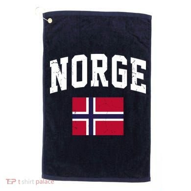 Norge Flag Norway Norwegian Souvenir Gift Golf Towel