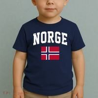 Norge Flag Norway Norwegian Souvenir Gift Toddler T-Shirt thumb 2
