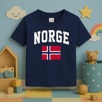 Norge Flag Norway Norwegian Souvenir Gift Toddler T-Shirt thumb 3