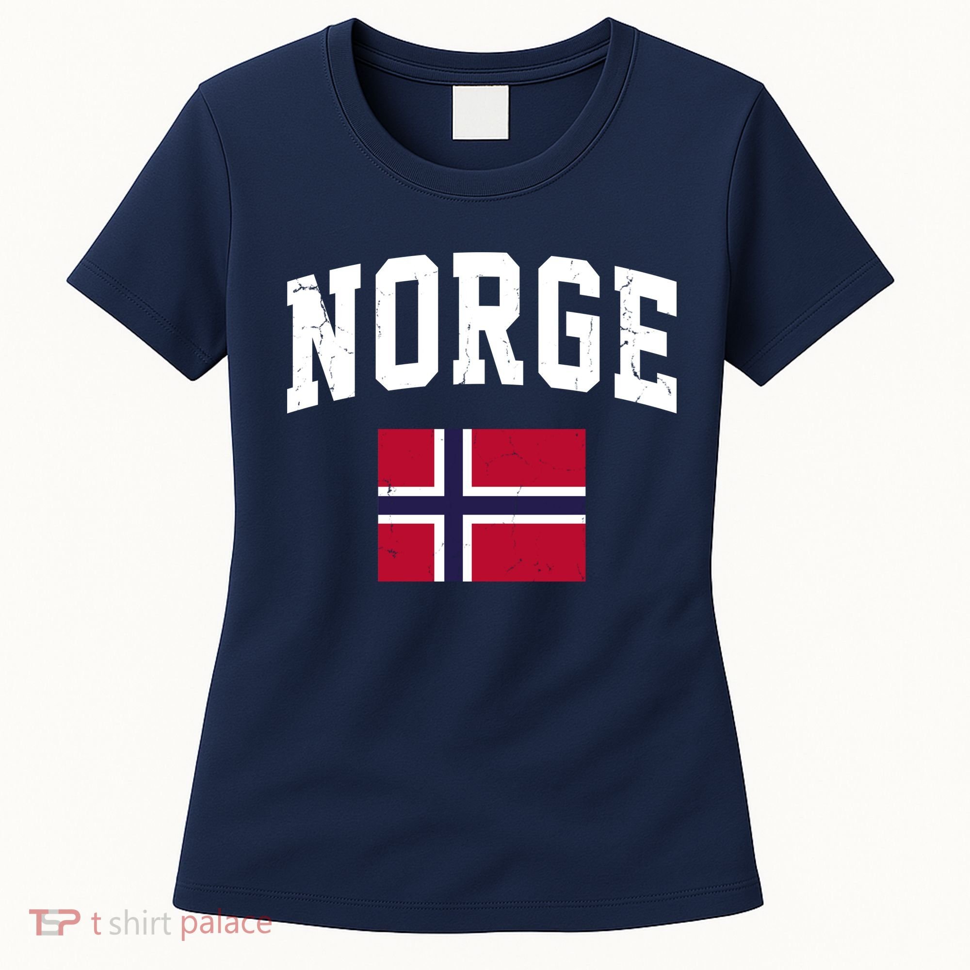 Norge Flag Norway Norwegian Souvenir Gift Women's T-Shirt