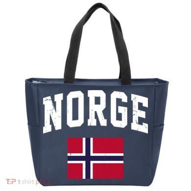 Norge Flag Norway Norwegian Souvenir Gift Tote Bag