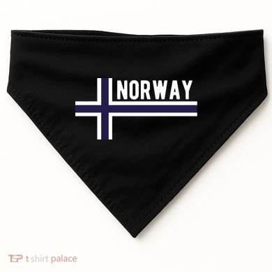 Norway Flag Norwegian Scandinavian Pride Norge USA-Made Doggie Bandana
