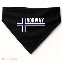 Norway Flag Norwegian Scandinavian Pride Norge USA-Made Doggie Bandana thumb 0
