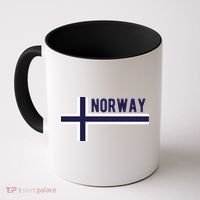 Norway Flag Norwegian Scandinavian Pride Norge Coffee Mug thumb 0