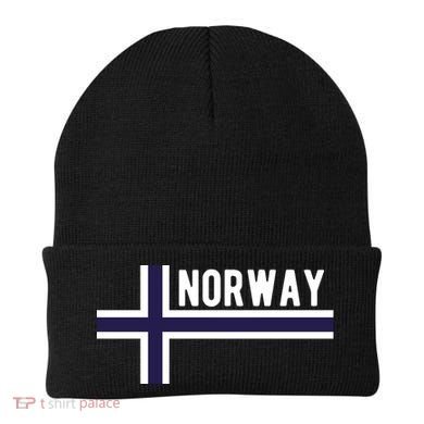 Norway Flag Norwegian Scandinavian Pride Norge Beanie