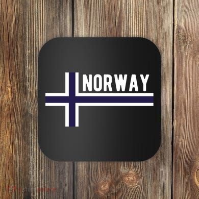 Norway Flag Norwegian Scandinavian Pride Norge Coaster