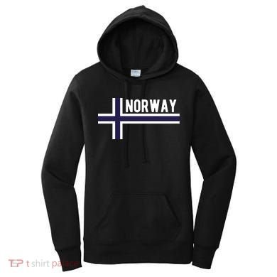 Norway Flag Norwegian Scandinavian Pride Norge Women's Hoodie