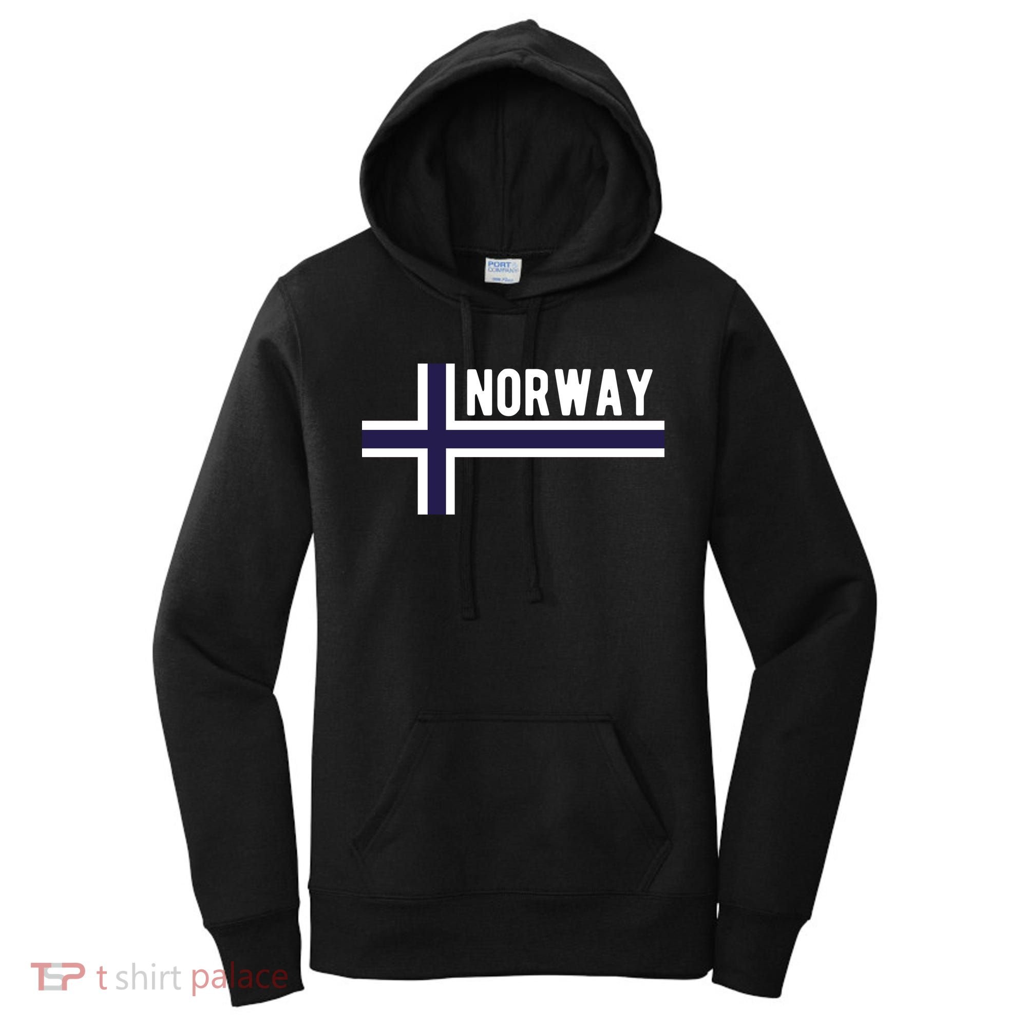 Norway Flag Norwegian Scandinavian Pride Norge Women's Hoodie