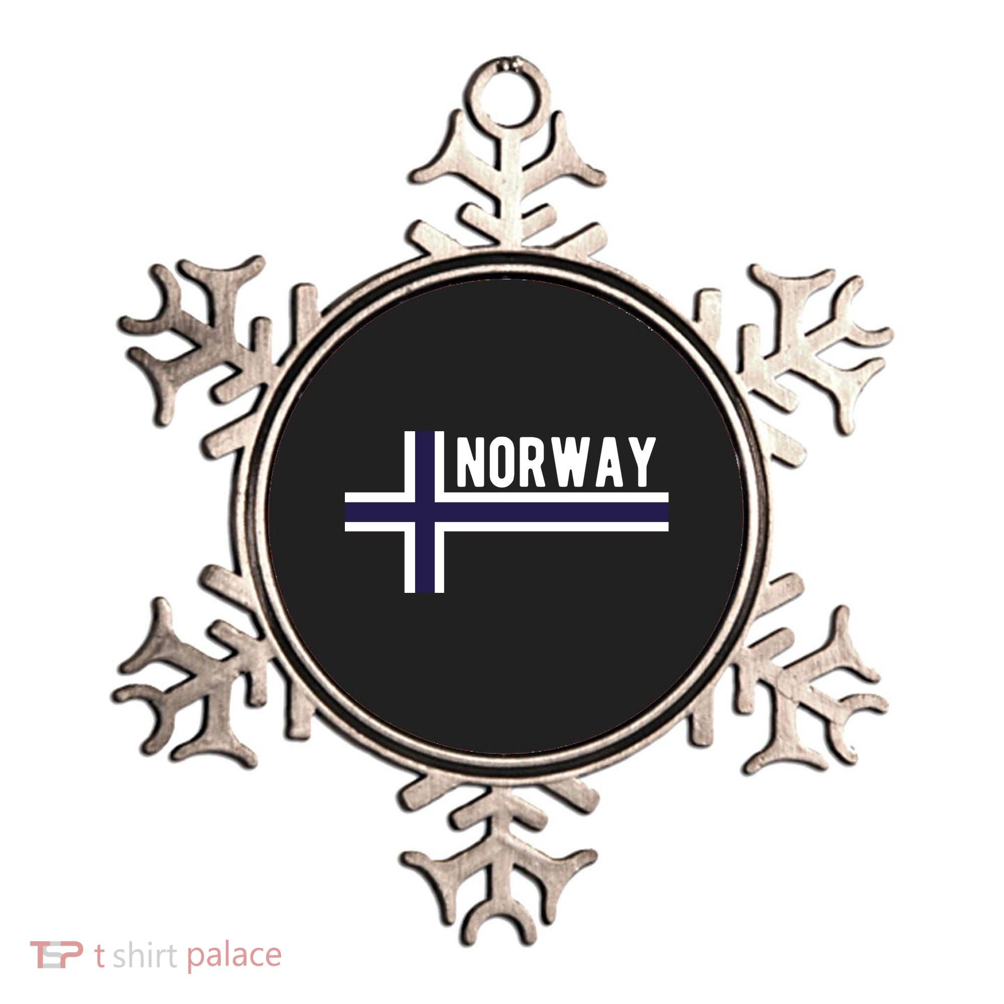 Norway Flag Norwegian Scandinavian Pride Norge Ornament