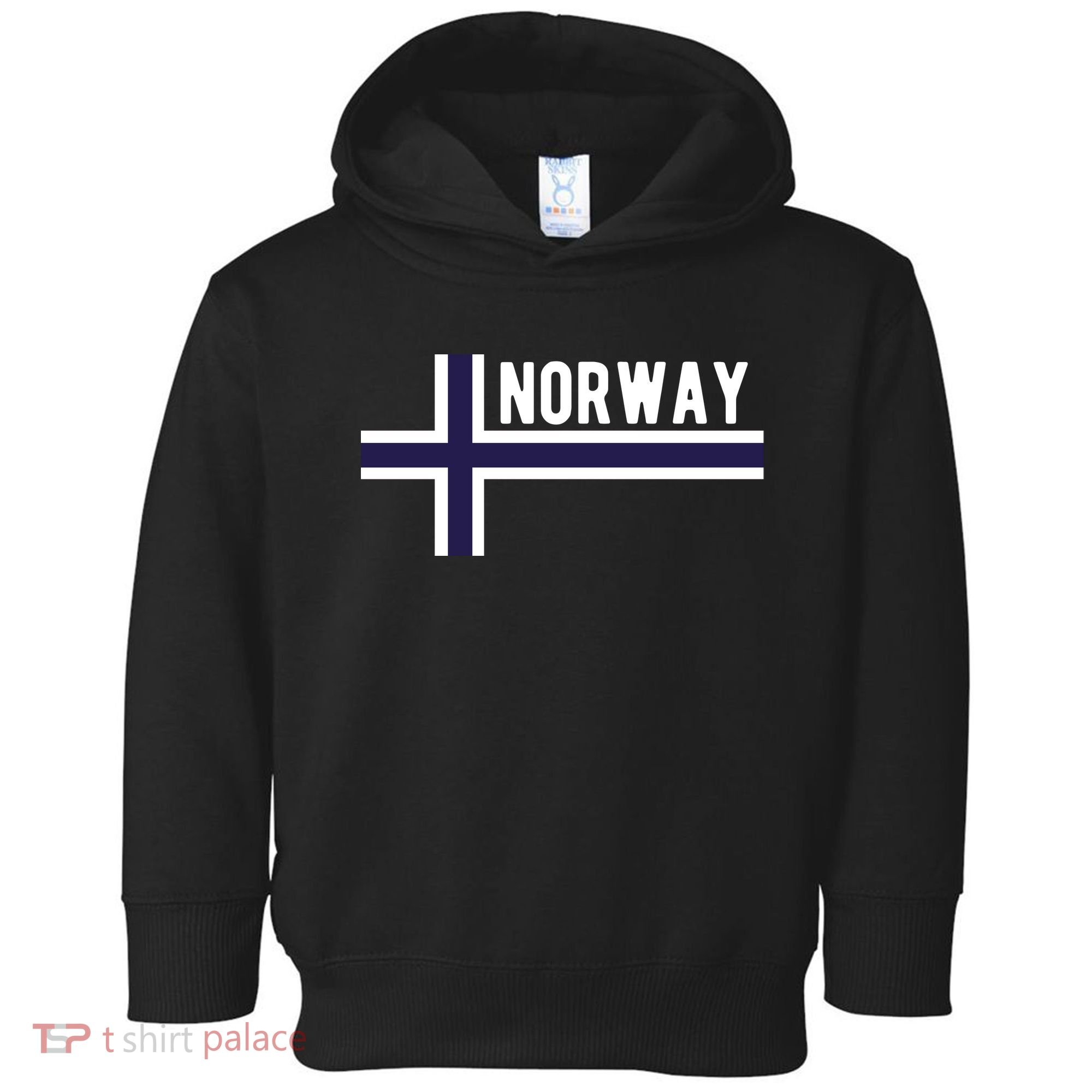 Norway Flag Norwegian Scandinavian Pride Norge Toddler Hoodie