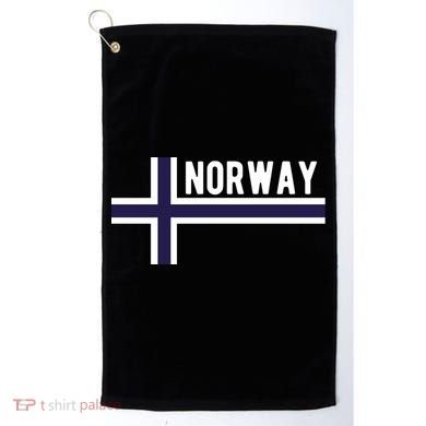Norway Flag Norwegian Scandinavian Pride Norge Golf Towel