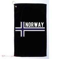 Norway Flag Norwegian Scandinavian Pride Norge Golf Towel thumb 0