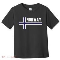 Norway Flag Norwegian Scandinavian Pride Norge Toddler T-Shirt thumb 0