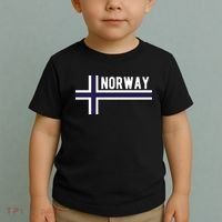 Norway Flag Norwegian Scandinavian Pride Norge Toddler T-Shirt thumb 2