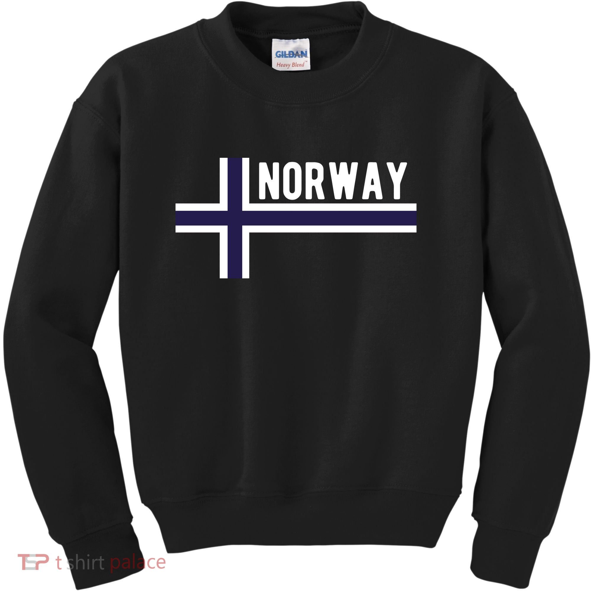 Norway Flag Norwegian Scandinavian Pride Norge Kids Sweatshirt