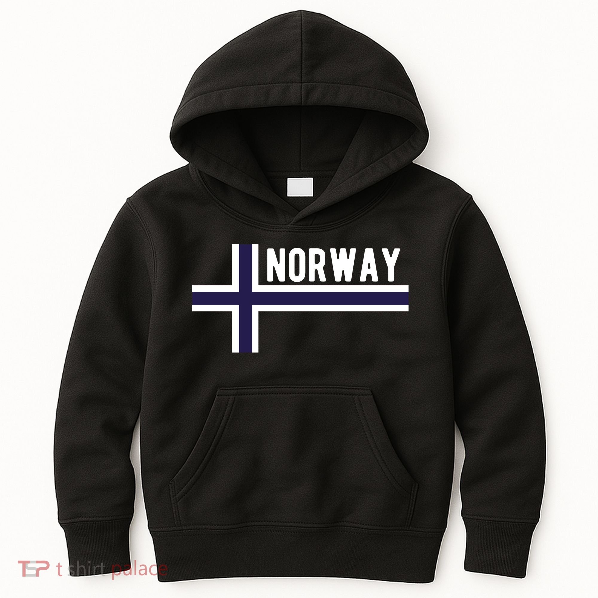 Norway Flag Norwegian Scandinavian Pride Norge Kids Hoodie