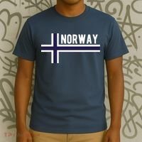 Norway Flag Norwegian Scandinavian Pride Norge T-Shirt thumb 3
