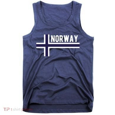 Norway Flag Norwegian Scandinavian Pride Norge Tank Top