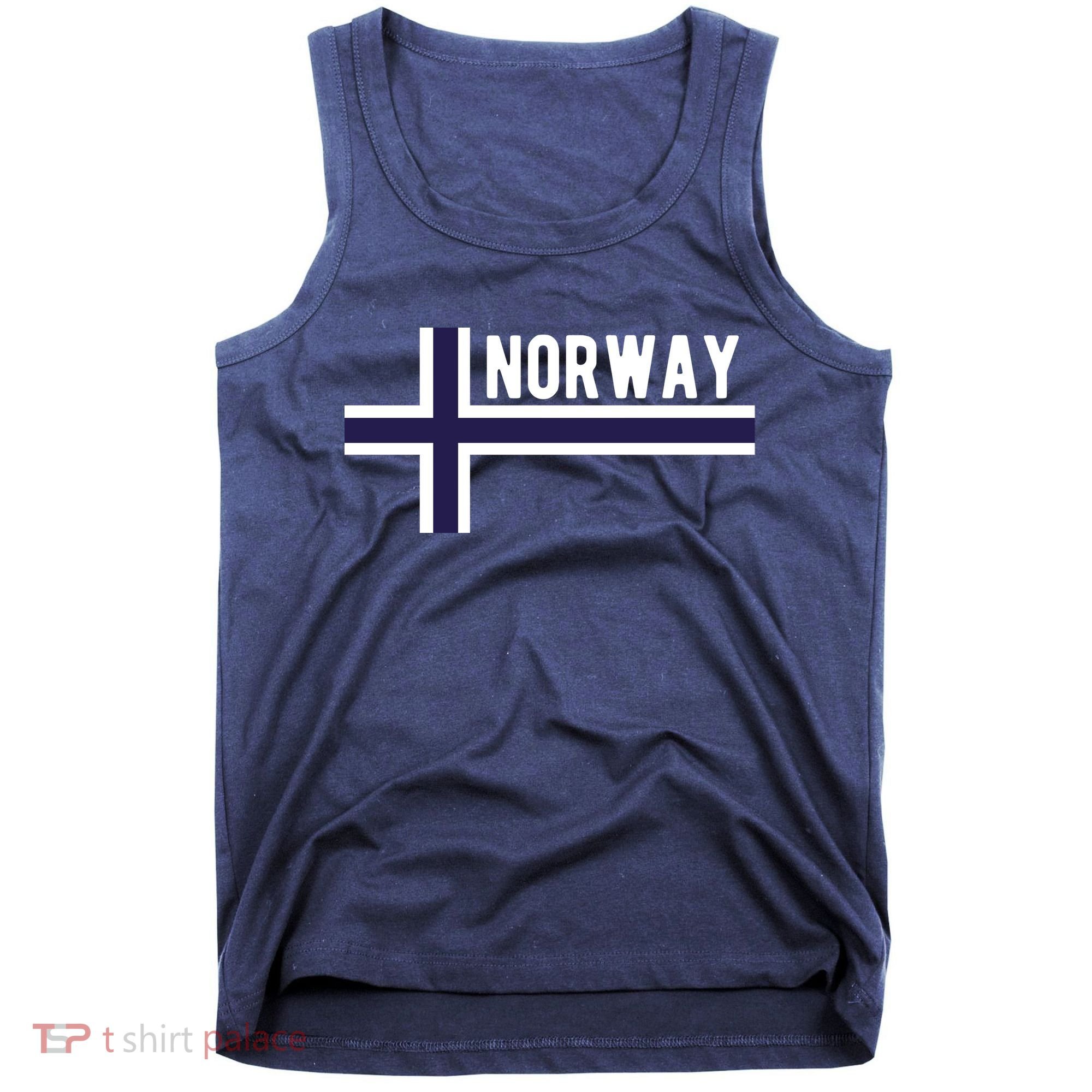 Norway Flag Norwegian Scandinavian Pride Norge Tank Top