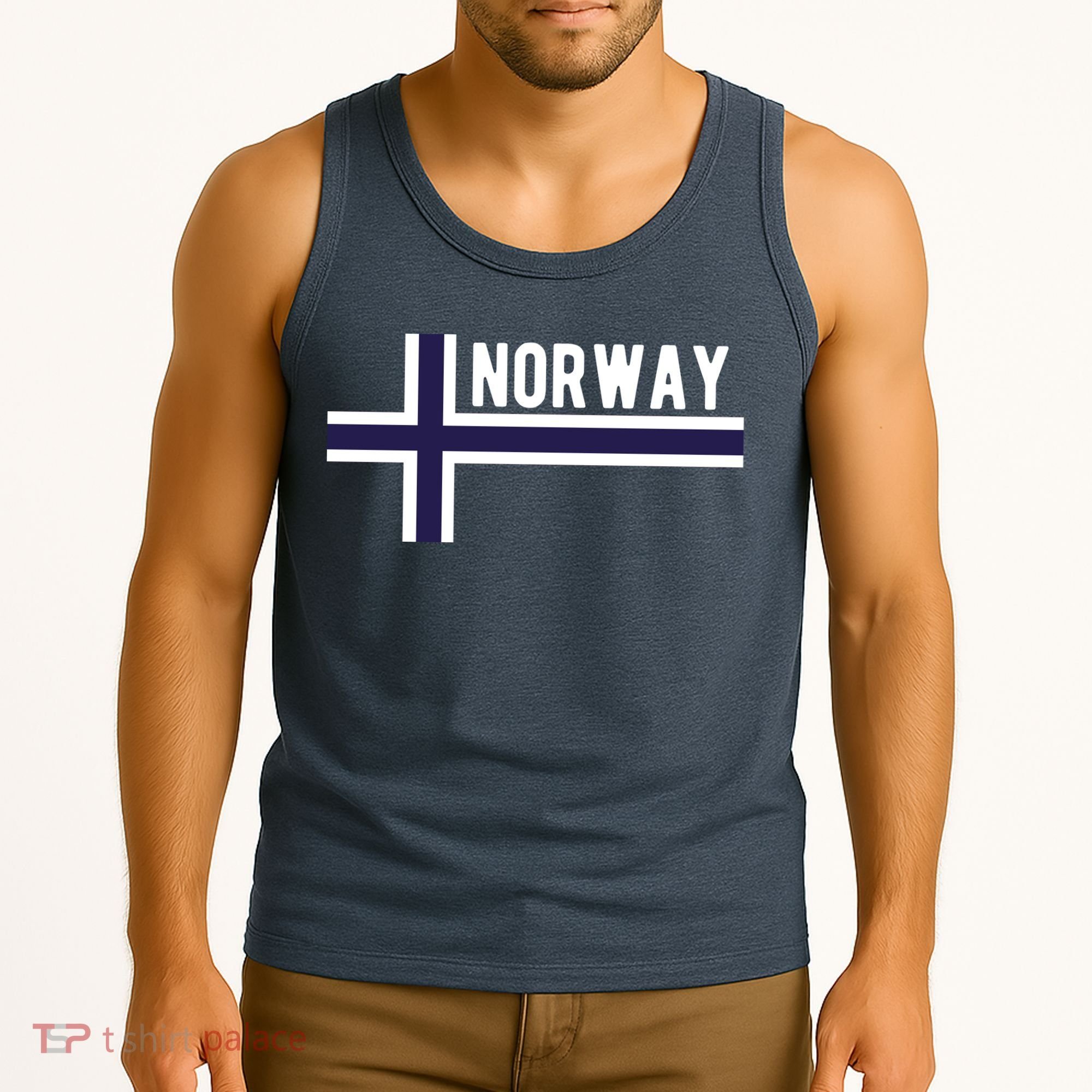 Norway Flag Norwegian Scandinavian Pride Norge Tank Top