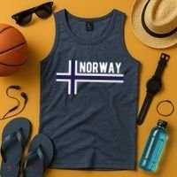 Norway Flag Norwegian Scandinavian Pride Norge Tank Top thumb 4