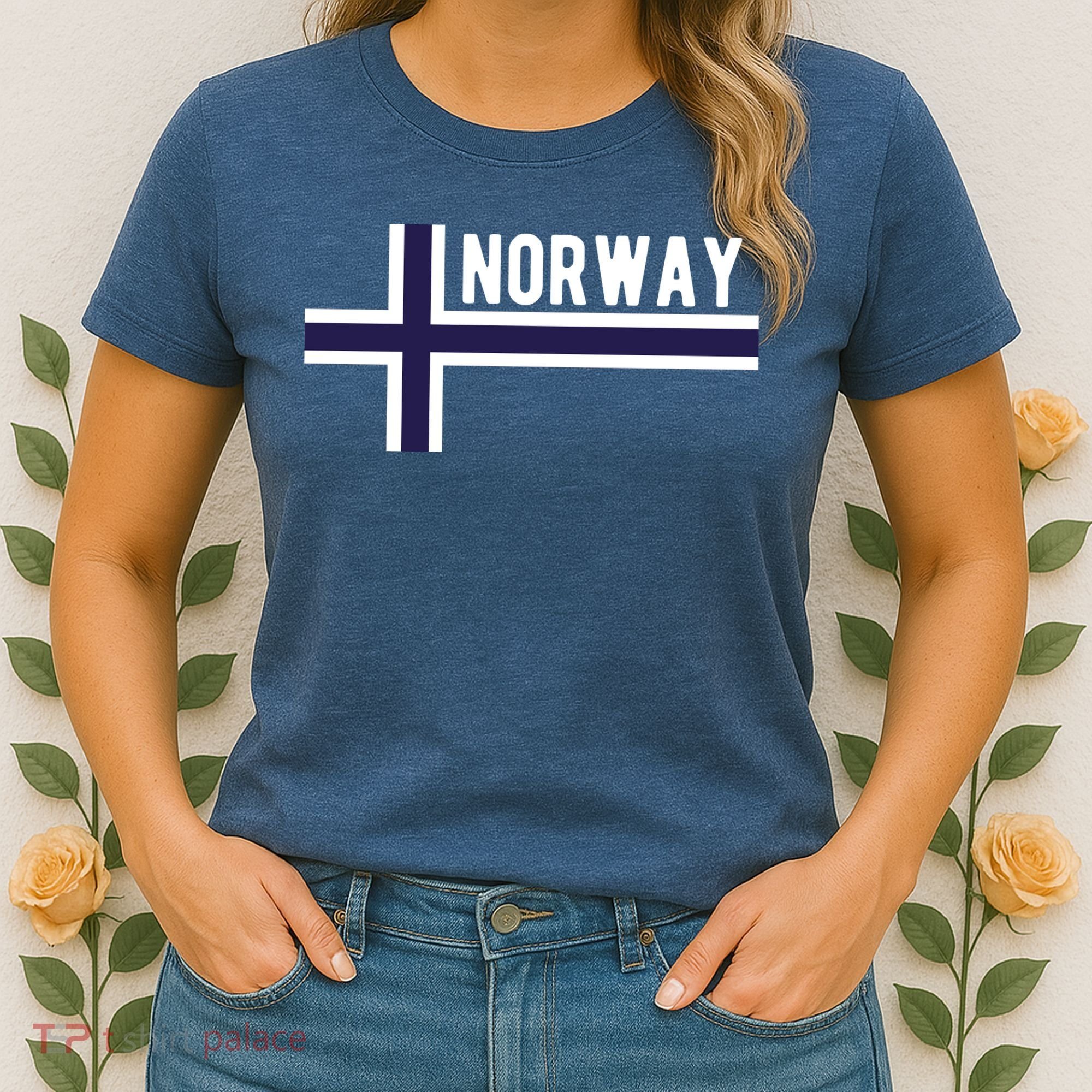 Norway Flag Norwegian Scandinavian Pride Norge Women's T-Shirt