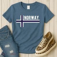 Norway Flag Norwegian Scandinavian Pride Norge Women's T-Shirt thumb 3